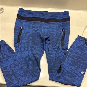 lululemon athletica Blue Performance Leggings